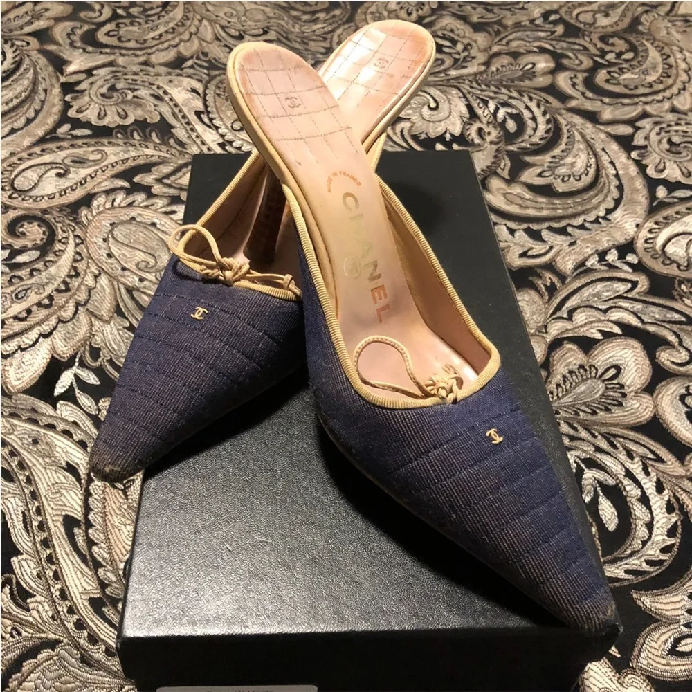 Authentic CHANEL Mules - Picture 6 of 9